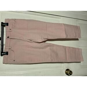Michael Kors pink cropped jeans size 6